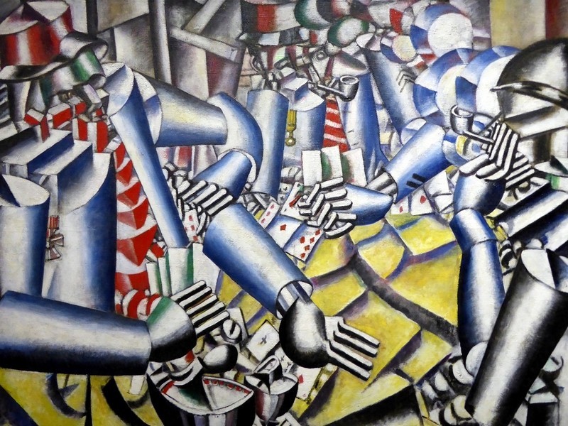 Fernand Léger, La Partie de cartes (1917), image via Cosmopolis