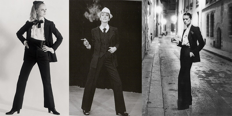 Les smokings inventés par Yves Saint Laurent en 1966