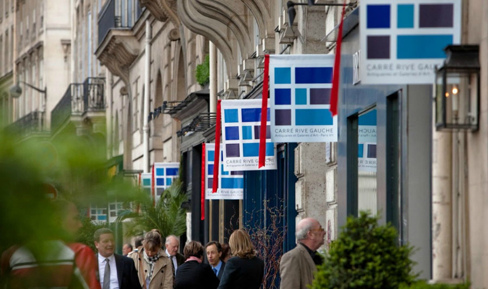 Le Carré Rive Gauche rassemble une centaine d'antiquaires et galeries d’art du VIe et VIIe arrondissements de Paris Image via BlouinArtInfo