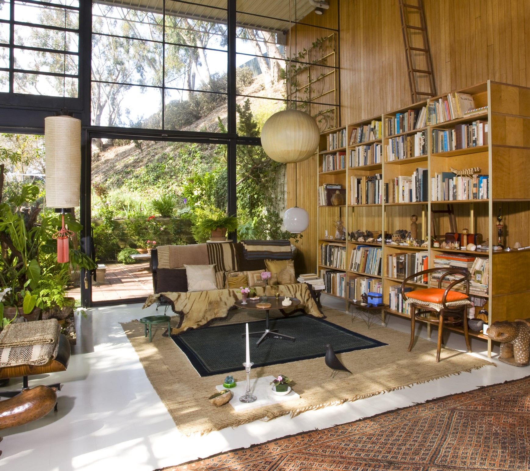 Charles and Ray Eames, Case Study House, 1949. Photo: Eames Foundation