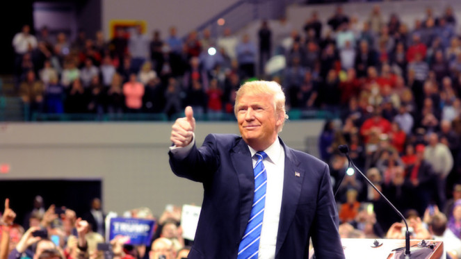 Donald Trump lors de sa campagne pour l'élection présidentielle Image courtesy of The Motley Fool