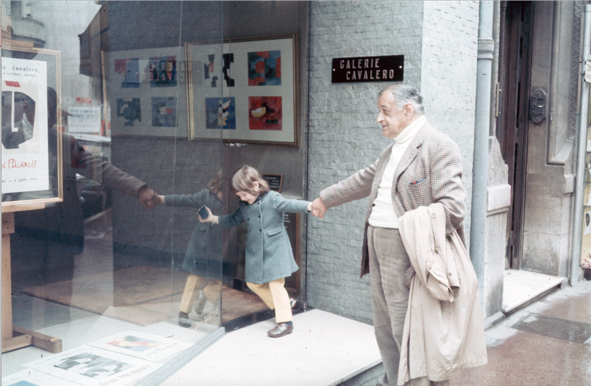 Serge Poliakoff and his granddaughter Marie-Victoire PoliakoffImage: Alexis Poliakoff