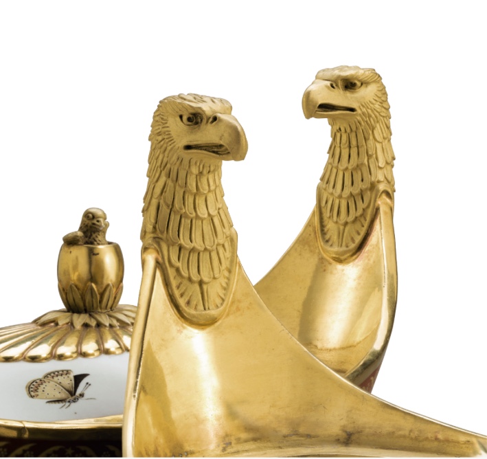 Détail du service en porcelaine de Napoléon Bonaparte, Image ©Christie's