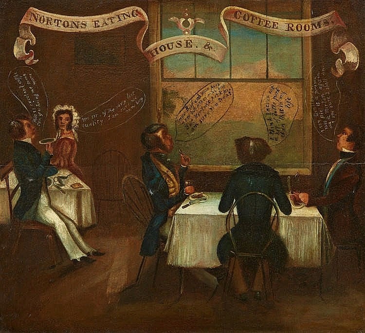English Artist 19th century, Norton´s Eating House and Coffee Rooms