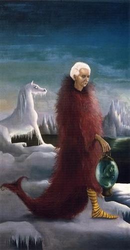 Leonora Carrington, porträtt av Max Ernst, 1939.