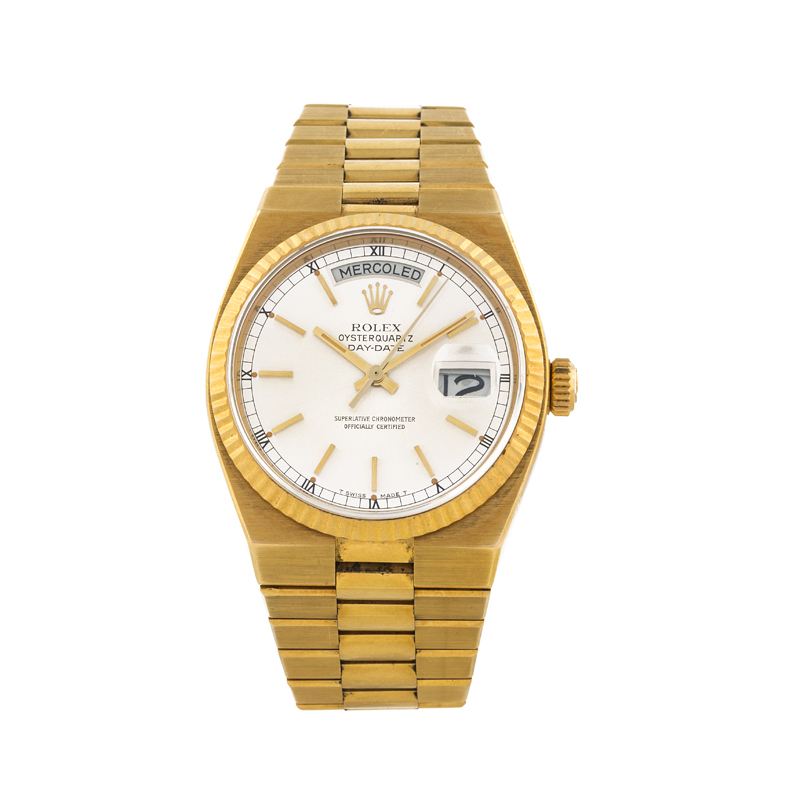 ROLEX - Oyter Day-Date, yellow gold, 1980s Estimate: 6 000-7 000 EUR Result: 7 380 EUR