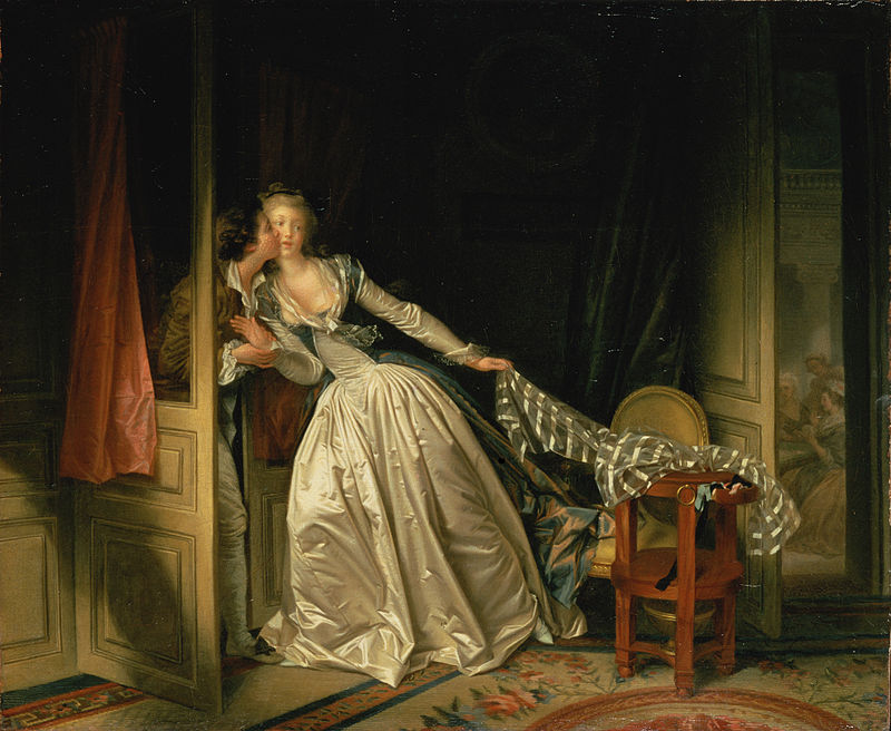 Jean-Honoré Fragonard, Le Baiser à la dérobée Musée de l'Ermitage