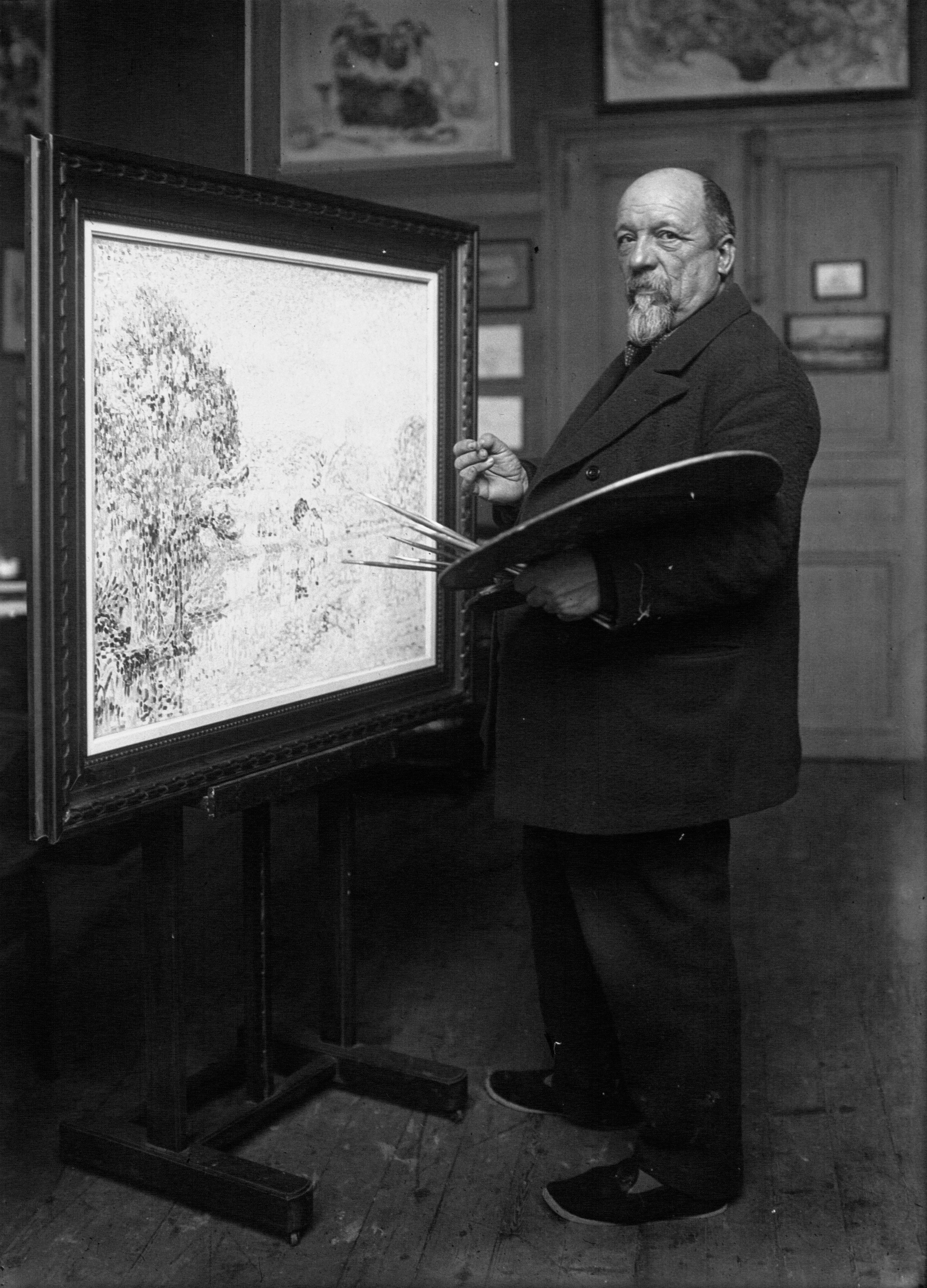Paul Signac en 1923, image : domaine public