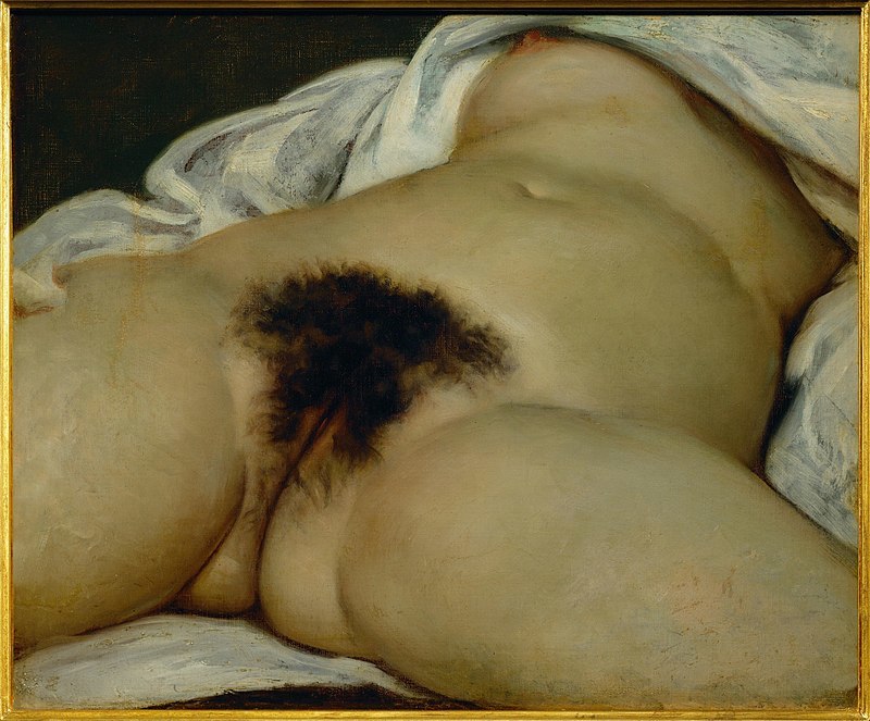 Gustave Courbet, The Origin of the World, 1866, oil on canvas, 46 × 55 cm (Orsay Museum, Paris)