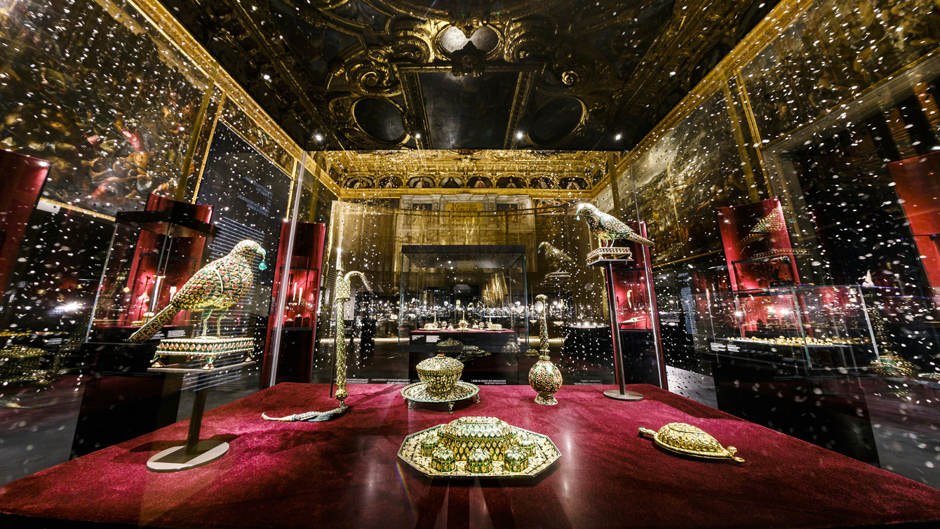 The Al Thani collection of exhibit at the Doge's Palace, Venice. Courtesy Al Thani Collection