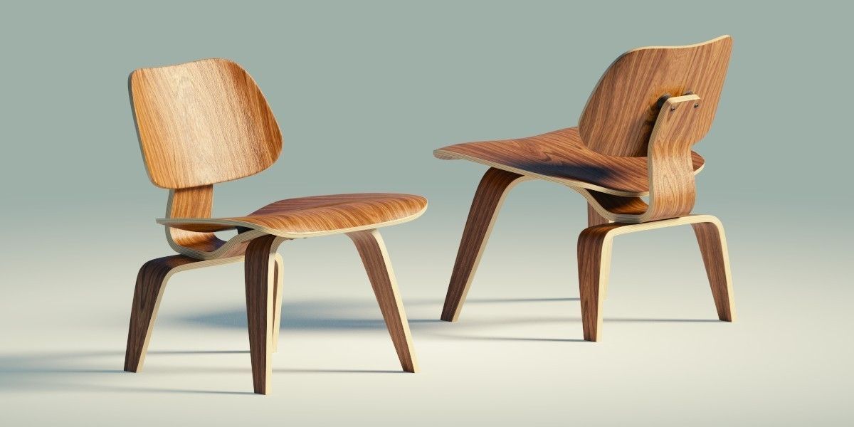 chair wood eames