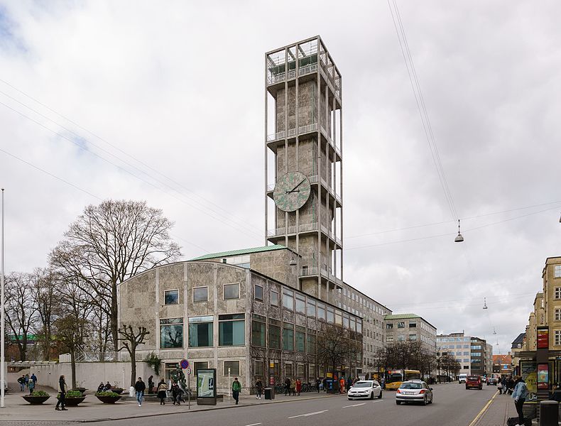 Aarhus City Hall, 1941, image via WikiCommons