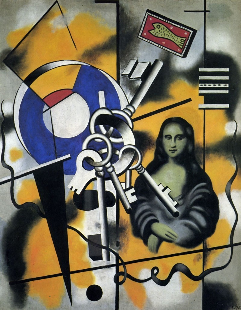 Fernand Léger, La Joconde aux clefs (1930), image via Pinterest