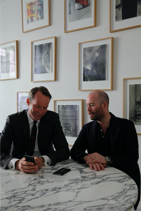 Pontus Silfverstolpe and Christopher Barnekow, co-founders of Barnebys