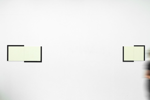 Gå den till mötes. Charlotte Jönsson. Nya målningar, 2016. Bild från gallerifagerstedt.hemsida24.se.