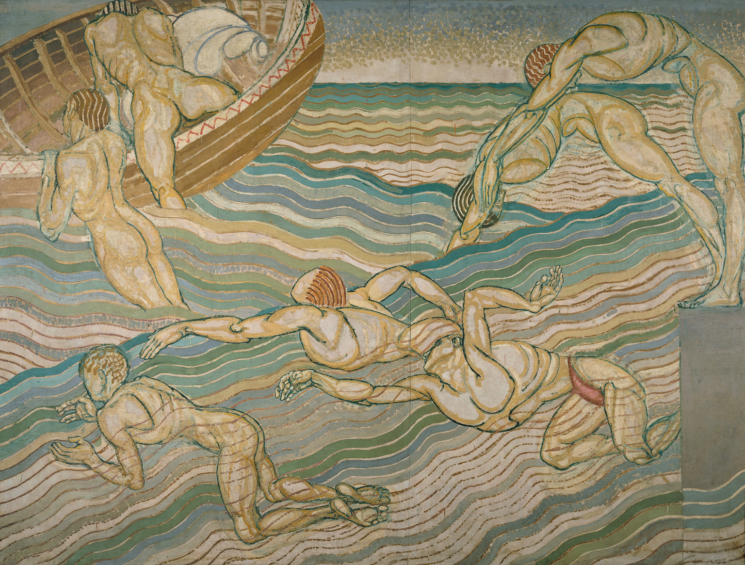 Duncan Grants del av Polytech-muralmålningen. Bild: Tate