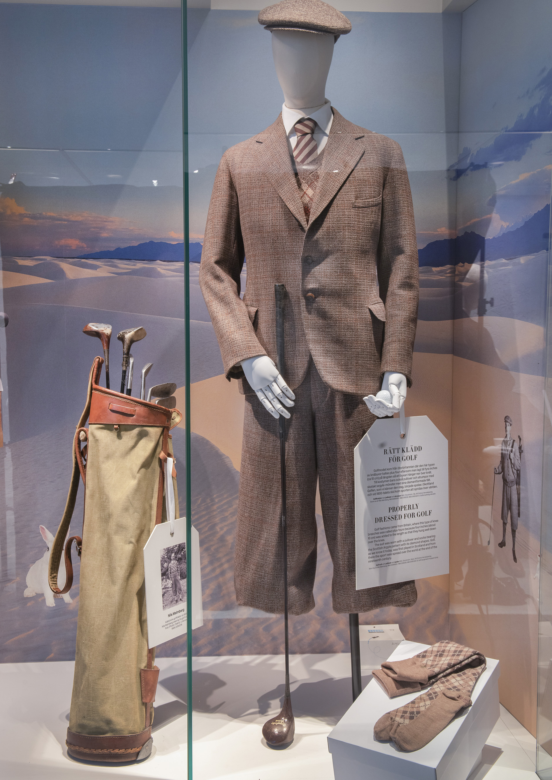 Ur utställningen British så in i Norden på Nordiska museet. Foto: Peter Segemark, Nordiska museet