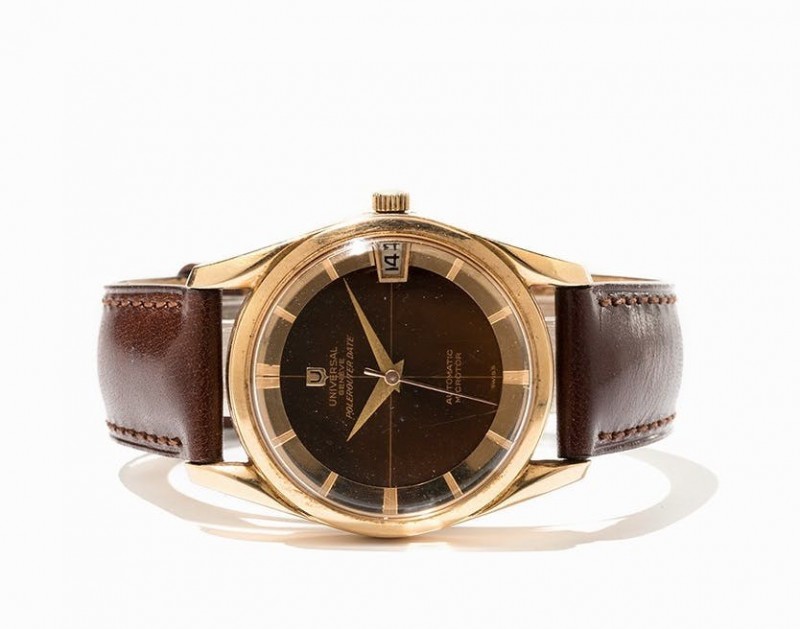 Modellen Universal Genève Polerouter Date,. Foto via chrono24.com