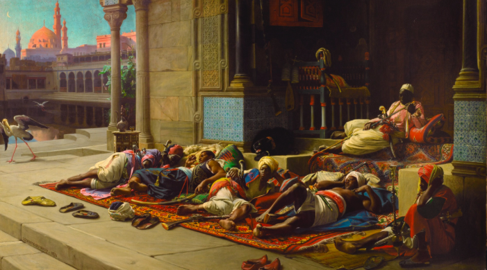 Jean-Jules-Antoine Lecomte du Noüy’s, "The Harem's Gate, Souvenir of Cairo", © Sotheby's