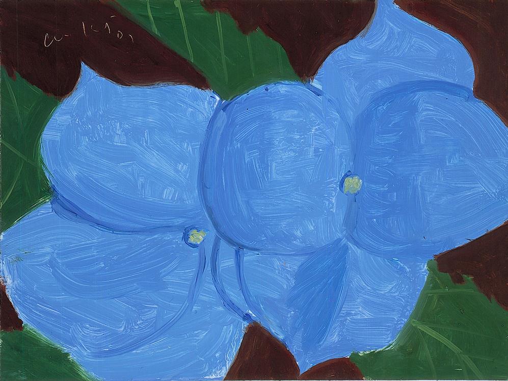 Alex Katz, Box Flower I (1967) Image courtesy: Police de Munich