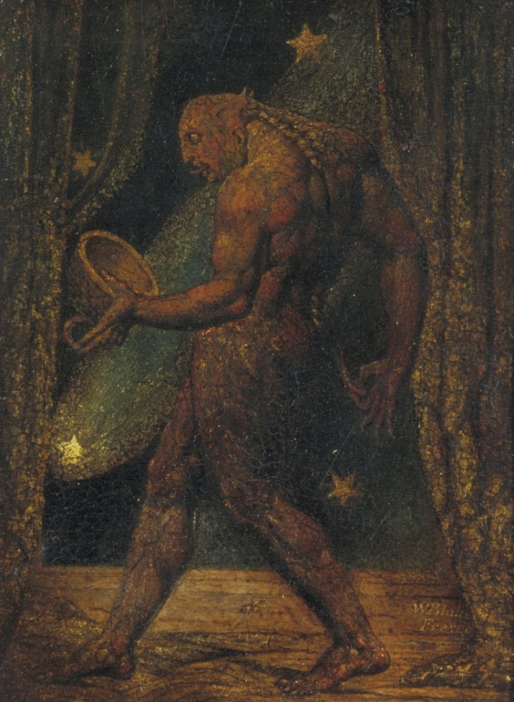 William Blake, Der Geist eines Flohs, 1819/20 | Abb. via Wikipedia