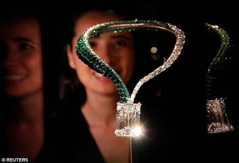 Världens största slipade diamant på 163 carat