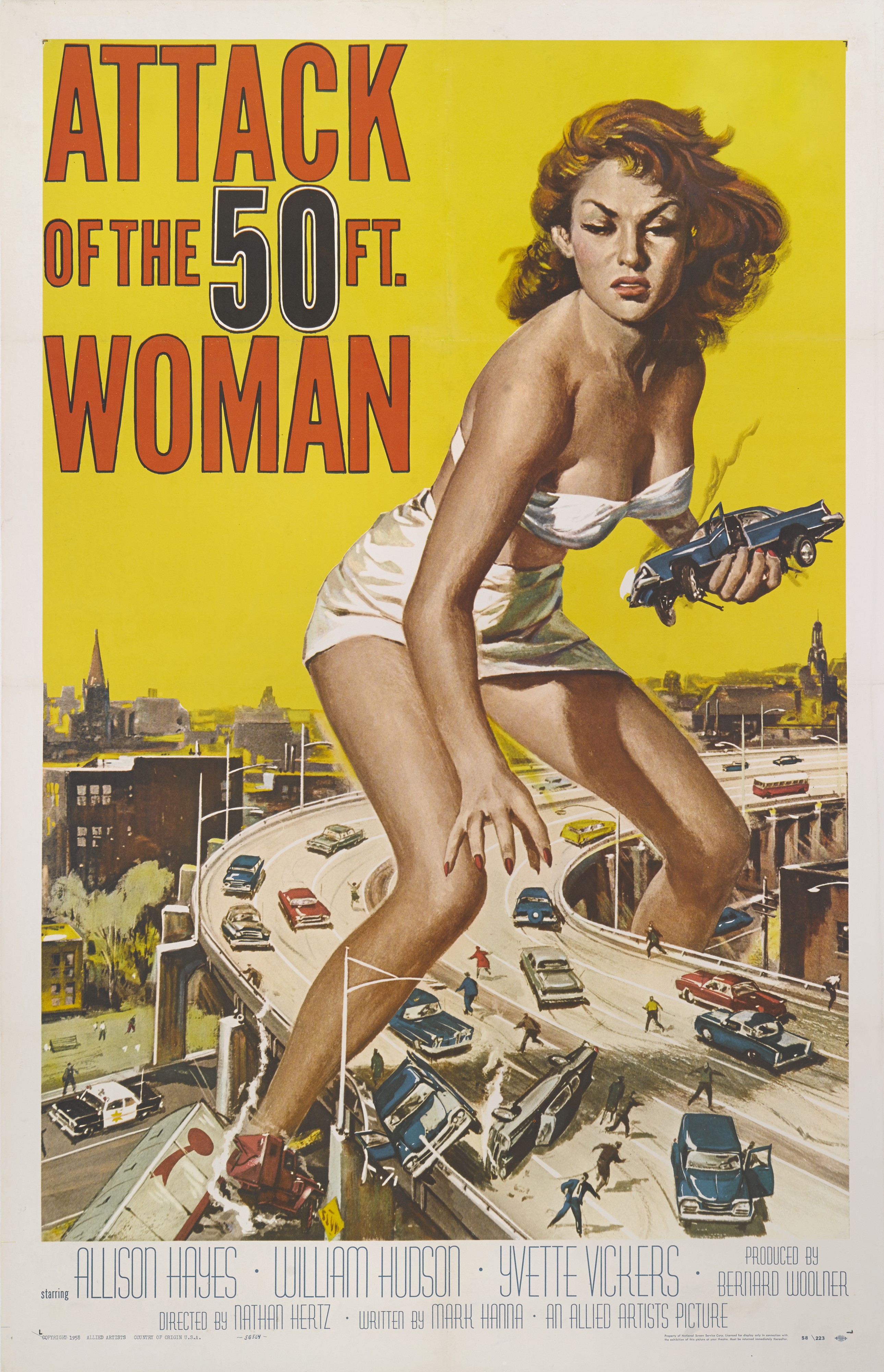 ATTACK OF THE 50FT WOMAN 1 SHEET_2