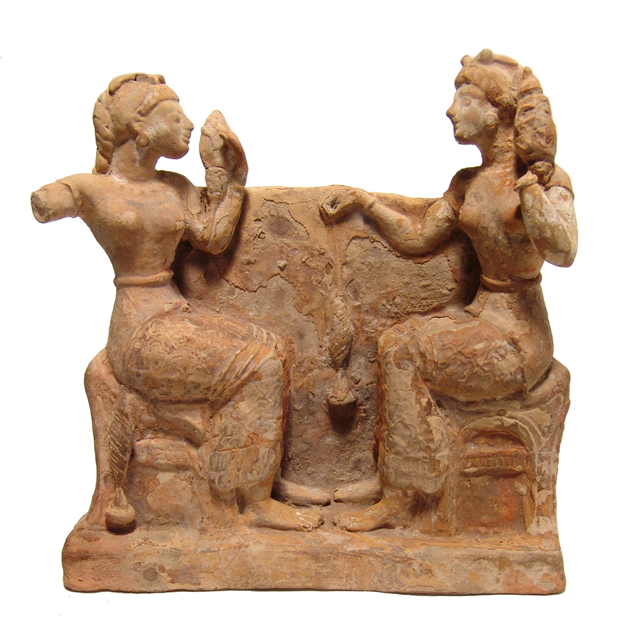 Greek Terracotta Relief Scene. Photo: Ancient Resource