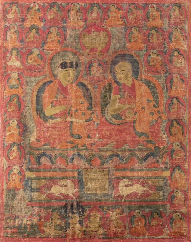 Lot #97. Large Thangka, 18th century. Courtesy Rossini.