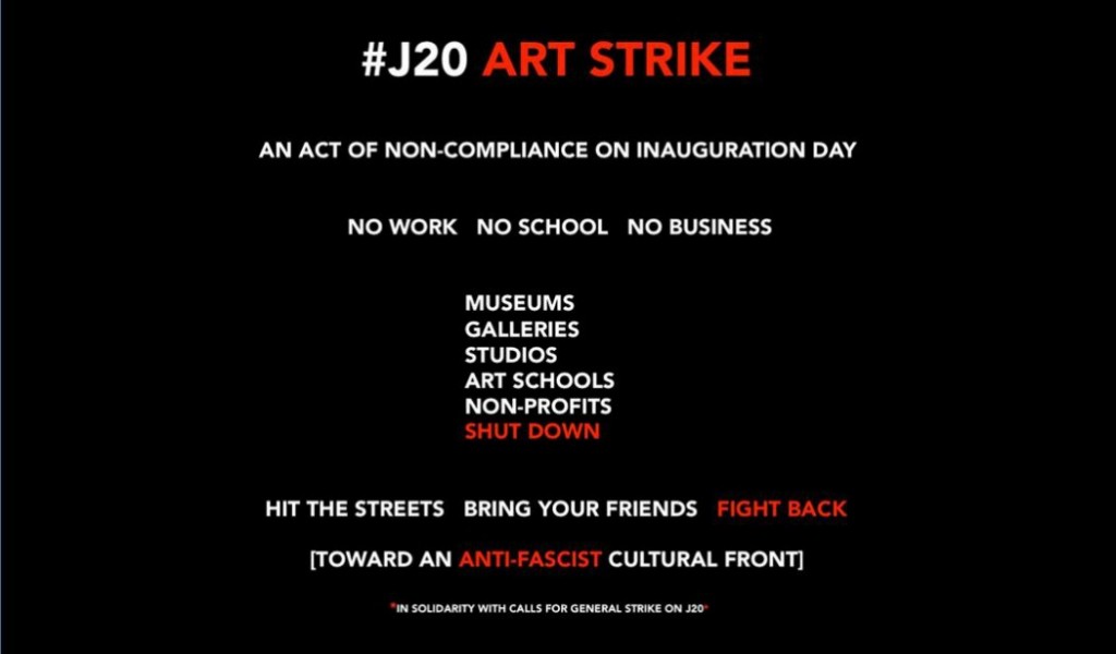 Image: #J20ArtStrike