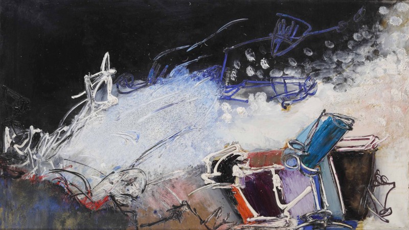 "Zeitstrup" (1961), av Pinot Gallizio. Foto: Cambi.