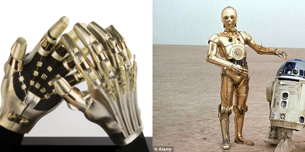 C-3PO's hands from 'Star Wars: The Return of the Jedi'